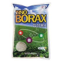 입상붕사 이노보락스 1kg 수용성붕소 붕사비료 퇴비 붕소결핍예방