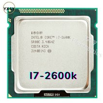 인텔 코어 i7 2600K 프로세서 쿼드코어 LGA 1155 SR0PK i7-2600K 데스크탑 CPU 3.4GHz 95W 8M 캐시 487660