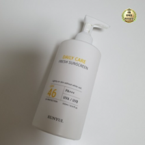 은율 데일리 케어 프레쉬 선크림 SPF46 PA+++, 220개, 300ml