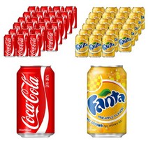 코카콜라 업소용 355ml x 24p + 환타 파인애플 355ml x 24p, 1세트