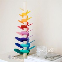 발도르프 교구 몬테소리 원목 레인보우 사운드 비즈 트리 나무 구슬 무지개 사운드트, 72cm 16구3.5cm6구+2cm10구