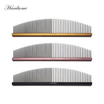 핸섬 페이스콤(반달콤) 16.5cm 애견미용전문가용, 핑크