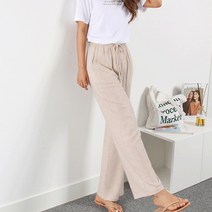엠아이유 자체제작 더프이지밴딩팬츠 S~3XL 빅사이즈 여름 여성의류 와이드핏 바지