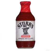 Stubb's Spicy BBQ Sauce 스텁스 스파이시 바베큐 소스 18oz(510g) 4팩, 510g