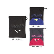 미즈노 테니스 신발 가방 배드민턴화 파우치 케이스 33JM200387 33JM200390, 블랙x블루