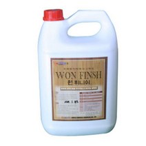 (아쇼핑) 원휘니쉬 마루 코팅제 목재 원목 바닥 광택제 3.75L청소 광택 건물청소 건물세척 바닥광택제 (아쇼핑)