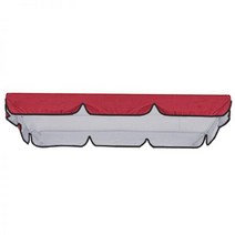 고정 어닝 방수 천막 캐노피 및 내구성 스윙 의자 캐노피 교체 정원 시트 쉬운 설치 상단, CN, 190x132cm