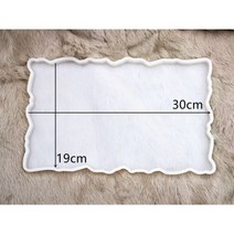 33.5x33cm 큰 불규칙 한 과일 디스크 접시 크리스탈 에폭시 수 지 금형 DIY 공예에 대 제 라운드 트레이 주조 실리콘 곰 팡이, Rectangle