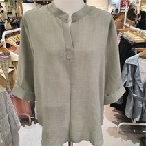 무자크 SH01 차이나 5부 블라우스 MM4WBL07