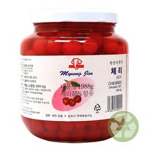 푸드올마켓_ 명진 레드체리 1988g /꼭지없음, 1개