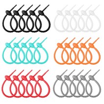 15cm 칼라고무 케이블타이_5p 재사용 선정리 타이홀더, 상세 참조, 백색5P