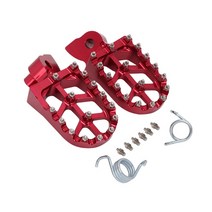 사무실 발받침대 발판 오토바이 CNC 발 페그 페달 YAMAHA YZ 85 125 250 YZ250F YZ426F WR250F WR400F WR42, 06 red