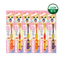 코도모 키즈칫솔 x 6개 (상품선택 가능), 색상:1.코도모 칫솔 3-5세 나비x6개