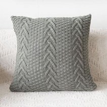 데코브라더스 북유럽 니트 쿠션커버 쿠션솜