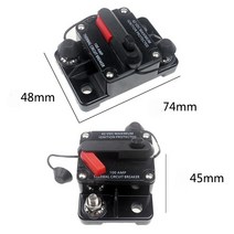 자동절체기 회로 자동 차단기 이중전원 50-300a 12V 24V AMP 회로 차단기 듀얼 배터리 IP67 방수 퓨즈 수동, 08 300A