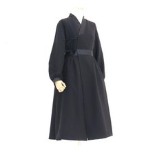 양단배색포인트 라라핸드 포켓 철릭원피스