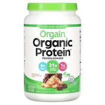 올게인 유기농 프로틴 파우더 식물성 초콜릿 피넛 버터 920g2.03lb, 2.03 파운드, 1병
