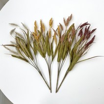 갈대 보리 조화 인조풀 인조갈대 가을 인테리어 장식, 브라운