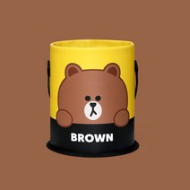 차량 자동차 용 수납 우산 걸이 트렁크 거치대 물받이, 엎드린 자세 BROWN개