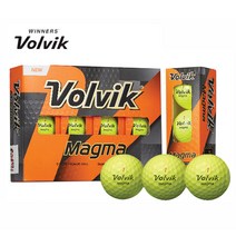 VOLVIK 볼빅 뉴마그마(NEW MAGMA)I옐로우I최대비거리I로고인쇄무료I 포장가능I볼빅종이가방증정, 선택안함, 포장 요청, 로고 요청