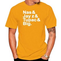 NAS 구축 nas최고의 래퍼 티셔츠 TUPAC 빅 나스 JAY Z 힙합 이름 랩 EPMD 공개 부족, 04 Men Ginger_01 XXS