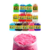통통힐링클레이 800g 대용량클레이 점토 찰흙놀이, 주황