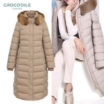 [크로커다일레이디]CL9WDW208_머스카렛 퍼 포인트 오리털 롱패딩