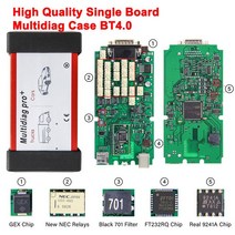 사진보정Multidiag 프로 싱글 보드 2020.23 NEC 릴레이 블루투스 OBD 2 자동 스캐너 자동차/트럭 obd 진단, 02 1PCB Multidiag