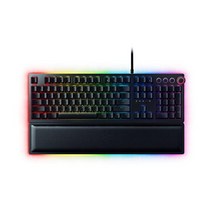 Razer Huntsman Elite : 광 기계식 스위치 - 다기능 디지털 다이얼 및 미디어 키 - 가죽 레스트 레스트 - 4면 언더글로우 - 게임용 키보드