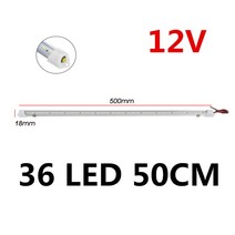 72/108 LED 12V 24V 자동차 인테리어 라이트 바 RV 캠핑카 보트 밴 트럭 트럭 캐 러 밴에 대 한 스위치 독, 06 24 LED 30CM 24V_01 1pcs