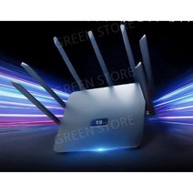 공유기 무선 유무선 wifi6 와이파이 유무선공유기, 검은색7안테나듀얼채널1개가속및안정성ACX3000m스루월