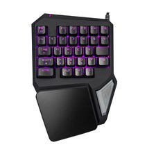 게이밍 키패드 프로그래머블 키가 있는 새로운 게임보드 7 컬러 LED 백라이트 PC 휴대용 유선 USB 블랙 인체공학적 게임 윈도우 시스템과 호환 가장 재미있는 키보드168733