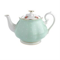 로얄알버트 뉴황실장미 VINTAGE TEAPOT 1.25L POLROS25817, POLKA ROSE, 4개