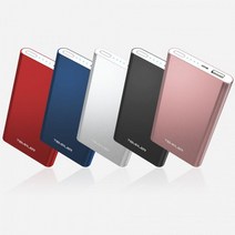 10000mAh C타입 QC3.0 USB 1포트 메탈 보조배터리, 템플러 3516 레드