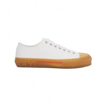 [버버리] [명품] BURBERRY Logo Detail Cotton Sneakers 80