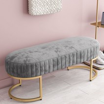 등받이없는 핑크 체리쉬 라운드 벤치체어 가성비 쇼파, 짙은 녹색 장 120x32x45