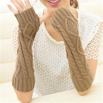 다이아 꽈배기 니트 핸드워머 손토시 토시 암워머