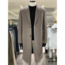 [프로젝트M] [EPC4CC1402A] 모던 세미오버핏 울 캐시미어 블랜디드 방모 롱 코트