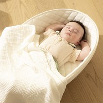 베이비로하 모달 면 거즈 아기 이불 블랭킷, 크림