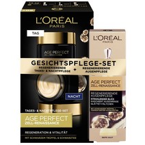 로레알 페이스 케어 세포 재생 촉진 안티에이징 데이 나이트 항산화 비타민E 50ml, 에이지 퍼펙트 페이셜 크림 + 아이크림