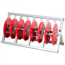 전선 케이블 입선 풀링기 꼬임방지 풀링랙 전기공사 통신공사 소방공사 전선 간편 인입기계, 4단형