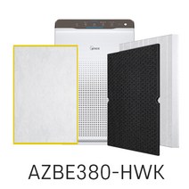 위닉스 공기청정기 정품형 필터 국내산 호환, AZBE380-HWK