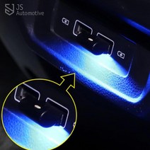 JS automotive 올뉴 더뉴카니발 자동차 실내 USB 무드등 조명 라이트 미니램프 차박 캠핑조명 튜닝 포인트 장식 악세사리 용품, 블랙 1P