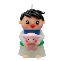 이야코 성경나라 캐릭터양초 만들기세트, 이삭, 2개