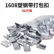 잔넬 쟌넬 C찬넬 알루미늄 PET 플라스틱 스틸 벨트 포장 버클 수동 1608 철 바인딩 아연 도금, 12/1608 PET 패킹 버클 9kg