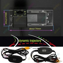 후방카메라 화물차후방카메라 룸미러후방카메라 AHD-차량용 후방 카메라 1280x720 르노 카다르 2015 2016 2017 2018 2019 클리오 3 4 2005-2019 자동, Dynamic Wireless