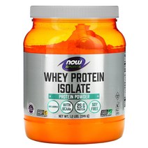 Now Foods (나우 푸드) Sports 분리 유청 단백질 무맛 544g(1.2lbs), 1.2 파운드