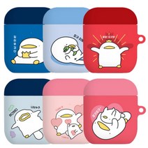 [바보사랑] 오구 탭탭 에어팟 2 1 공용 하드 케이스(b), 디자인:오구오구