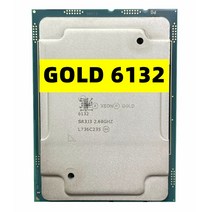 cpu 중고 제온 골드 6132 SR3J3 스마트 캐시 14 코어 28 스레드 140W LGA3647 CPU 프로세서 GOLD6132, 한개옵션0