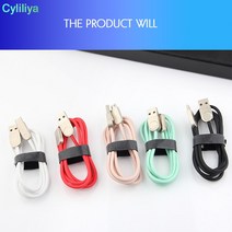 120개 아연 합금 금속 마이크로 USB 케이블 고속 충전 데이터 삼성 안드로이드 C 화웨이 3ft 패키지, [04] Pink, [02] 1M for type c